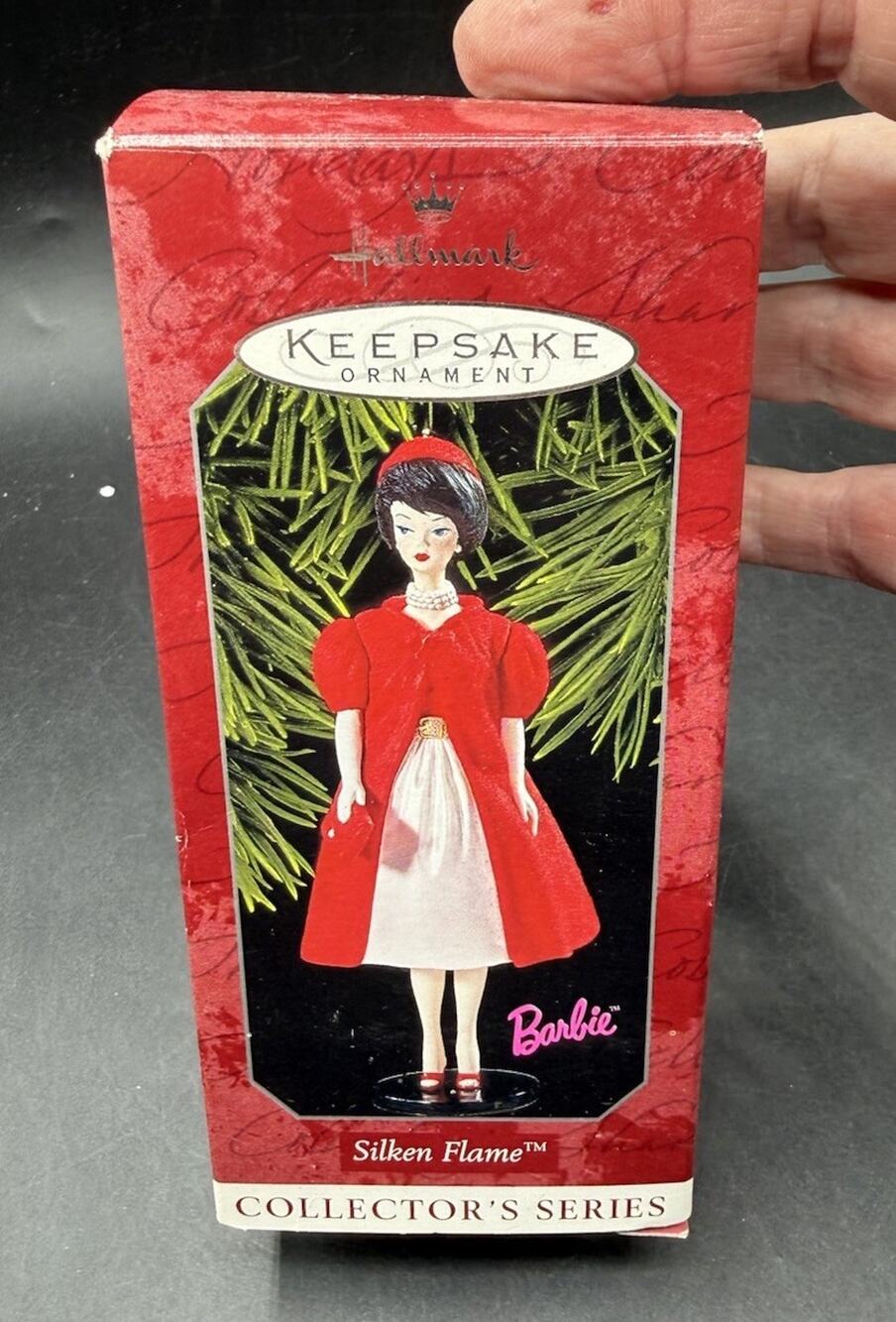 Hallmark Keepsake Silken Flame Barbie Ornament Collector’s Series #5 1998 -31D